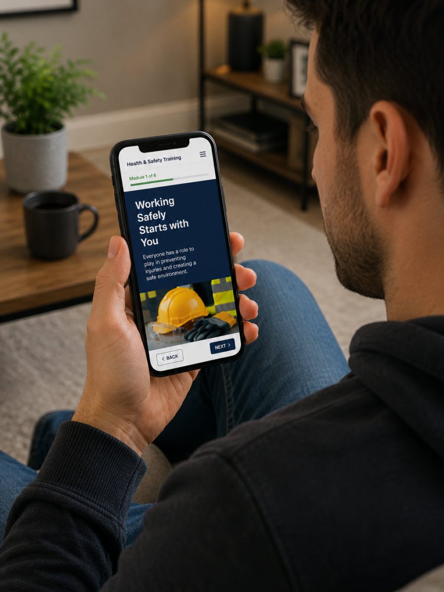 Online Course on a Phone